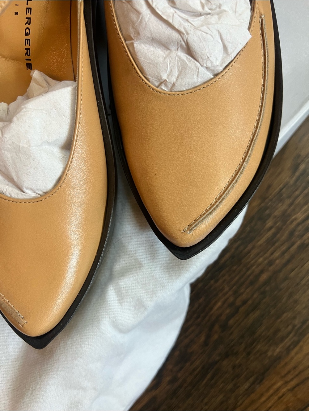 New.Rare. Robert Clergerie Leather Mary Jane Flats with Strap • 6 - Picture 4 of 9